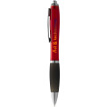 Nash ballpoint pen coloured barrel and black grip (black ink)