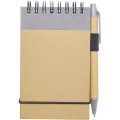 Zuse A7 recycled jotter notepad with pen