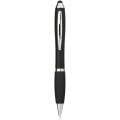 Nash coloured stylus ballpoint pen with black grip (black ink)