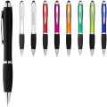 Nash coloured stylus ballpoint pen with black grip (black ink)