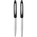 Geneva stylus ballpoint pen and rollerball pen set