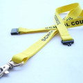 20mm Flat Polyester Lanyard