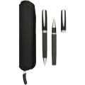 Carbon duo pen gift set with pouch (black ink)