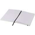 Spectrum A5 white notebook with coloured strap