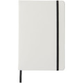 Spectrum A5 white notebook with coloured strap