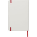 Spectrum A5 white notebook with coloured strap