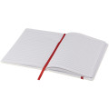 Spectrum A5 white notebook with coloured strap