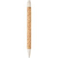 Midar cork and wheat straw ballpoint pen (black ink)