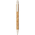 Midar cork and wheat straw ballpoint pen (black ink)