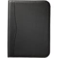 Ebony A4 zippered portfolio