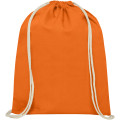 Oregon 100 g/m² cotton drawstring bag 5L