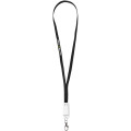 Trace 3-in-1 charging cable with lanyard