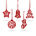 JUBANY. Set of 5 Christmas decorations