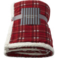 Joan sherpa plaid blanket