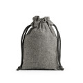 GIBRALTAR. Recycled cotton gift bag (70%) and polyester (30% rPET) (140 g/m²)