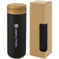 Lumi 300 ml ceramic tumbler with bamboo lid