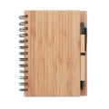 BAMBLOC Bamboo notebook with pen lined