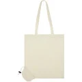 Patna 100 g/m² cotton foldable tote bag 7L