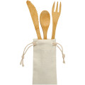 Celuk bamboo cutlery set