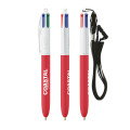 BIC® 4 Colours Soft with Lanyard