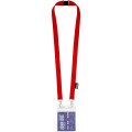 Adam recycled PET lanyard with two hooks