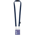 Adam recycled PET lanyard with two hooks