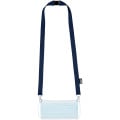 Adam recycled PET lanyard with two hooks