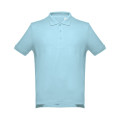 THC ADAM. Men's short-sleeved cotton polo shirt