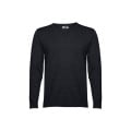 THC MILAN. Men's V-neck pullover in cotton and polyamide