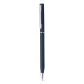 LESLEY METALLIC. Aluminium ball pen with clip and twist mechanism