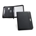 PASZO. 4 folder in PU and microfibre with lined sheet pad