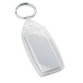 BELAIR. Rectangular shaped clear PS keyring