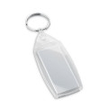 BELAIR. Rectangular shaped clear PS keyring