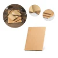 ALCOTT A5. A5 notepad with Kraft paper cover (250 g/m²)