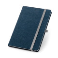 DENIM. A5 notebook in denim fabric with lined pages