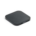 CAROLINE. Superfast 15W wireless charger with HUB 2 USB-A ports in recycled ABS (100% rABS)