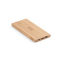 FITCH. Power bank 5.000 mAh with 5W wireless charger in bamboo