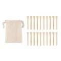 BIRDIE 20 bamboo golf tees set