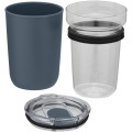 Bello 420 ml glass tumbler with recycled plastic outer wall