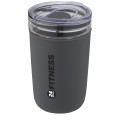 Bello 420 ml glass tumbler with recycled plastic outer wall