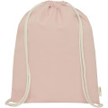 Orissa 140 g/m² GOTS organic cotton drawstring bag 5L