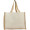 Varai 320 g/m² canvas and jute shopping tote bag 23L