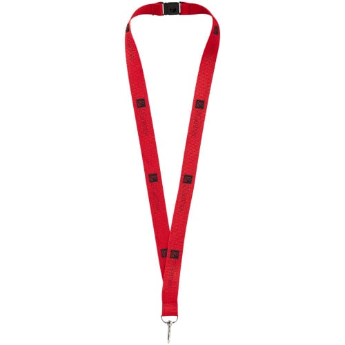 Lago lanyard with break-away closure