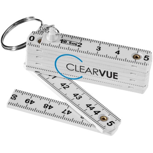 Harvey 0.5 metre foldable ruler keychain