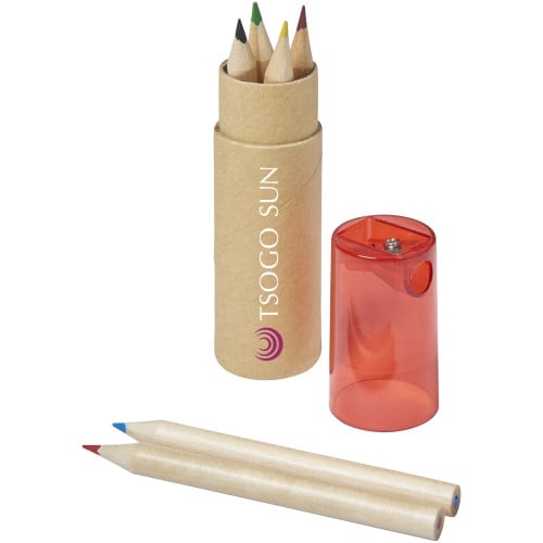 Kram 6-piece coloured pencil set