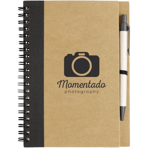 Priestly recycled notebook with pen