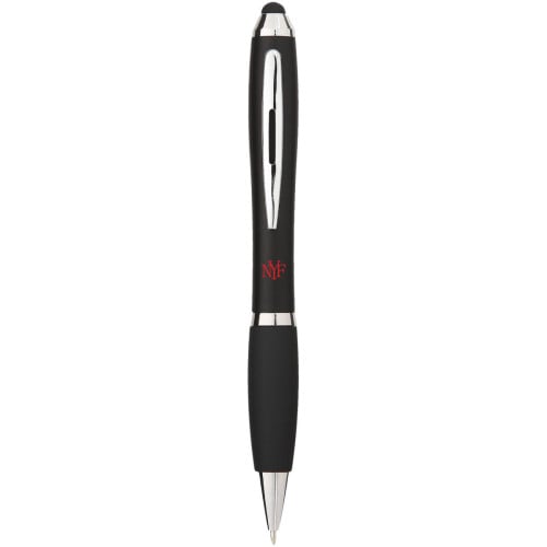 Nash coloured stylus ballpoint pen with black grip (black ink)