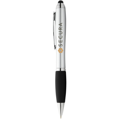 Nash coloured stylus ballpoint pen with black grip (black ink)