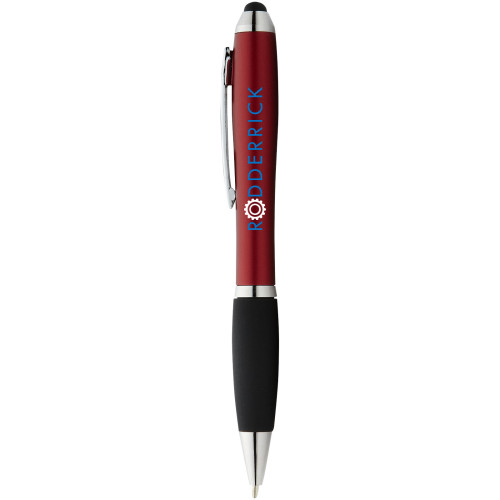 Nash coloured stylus ballpoint pen with black grip (black ink)