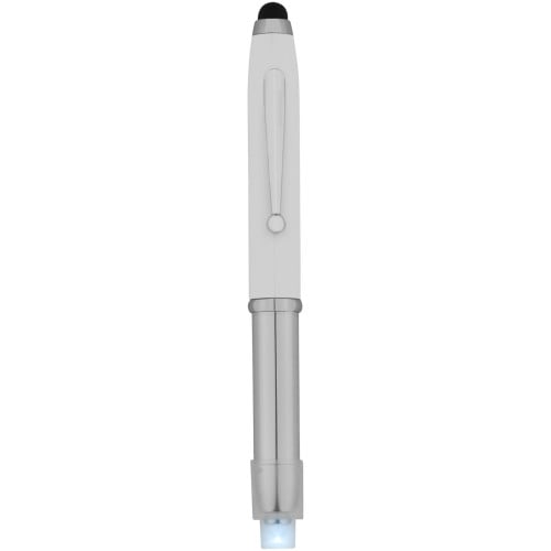 Xenon stylus ballpoint pen with LED light